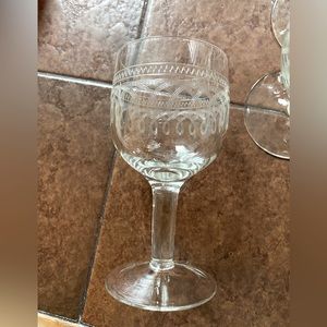 Vintage Wine glasses